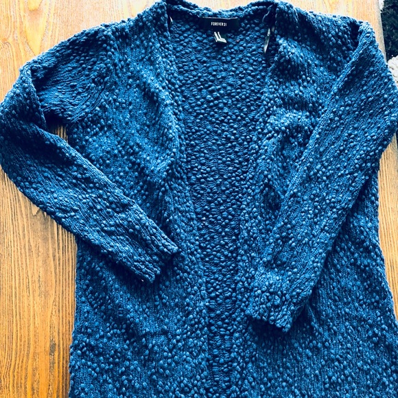 Textured over sized cardigan - Picture 2 of 4